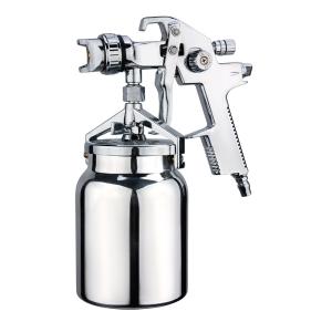 Quality High Volume Low Pressure Spray Paint Gun 1000ml Aluminum Suction Cup S.S Air Cup And Nozzle wholesale