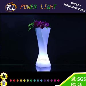 Quality Home Furniture Decorative Lighting Vase Plastic LED Flower Vase wholesale