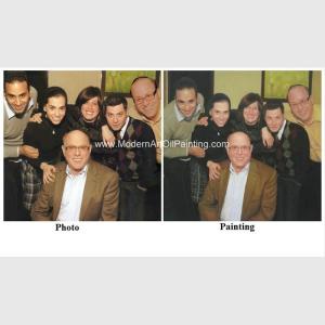 Quality Personal Custom Oil Painting Portraits Family Oil Portraits Canvas For House Deco wholesale