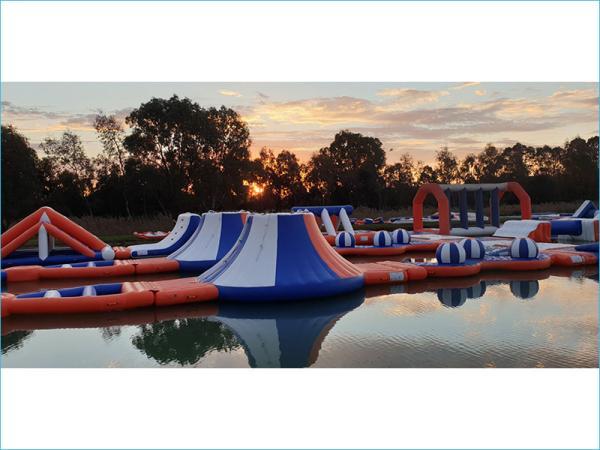 Customized Auti UV Material Water Park Inflatable By Bouncia