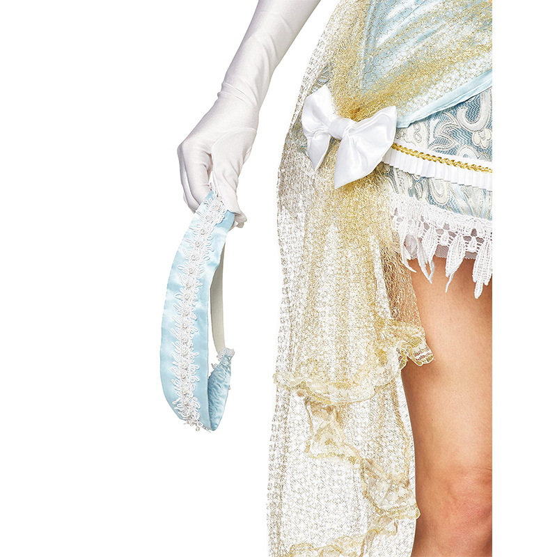 European and American Court One-Shoulder Dovetail Princess Dress for Vintage Party