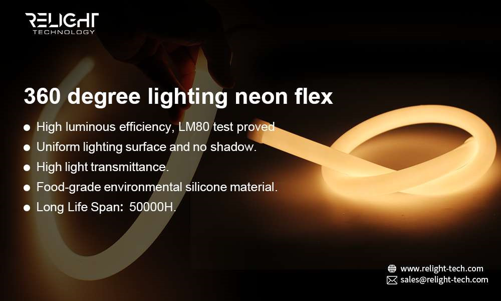 Outdoor SMD2835 24v 10w 360 Degree NEON LED Strip