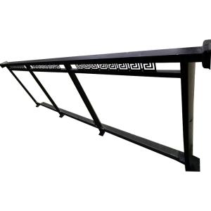 Quality 42in Aluminum Metal Balcony Railing Balustrade Black Customized wholesale