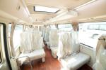 7.7 Meter 31 Passenger Luxury Tour Coaster Minibus Coach Low Gross Weight