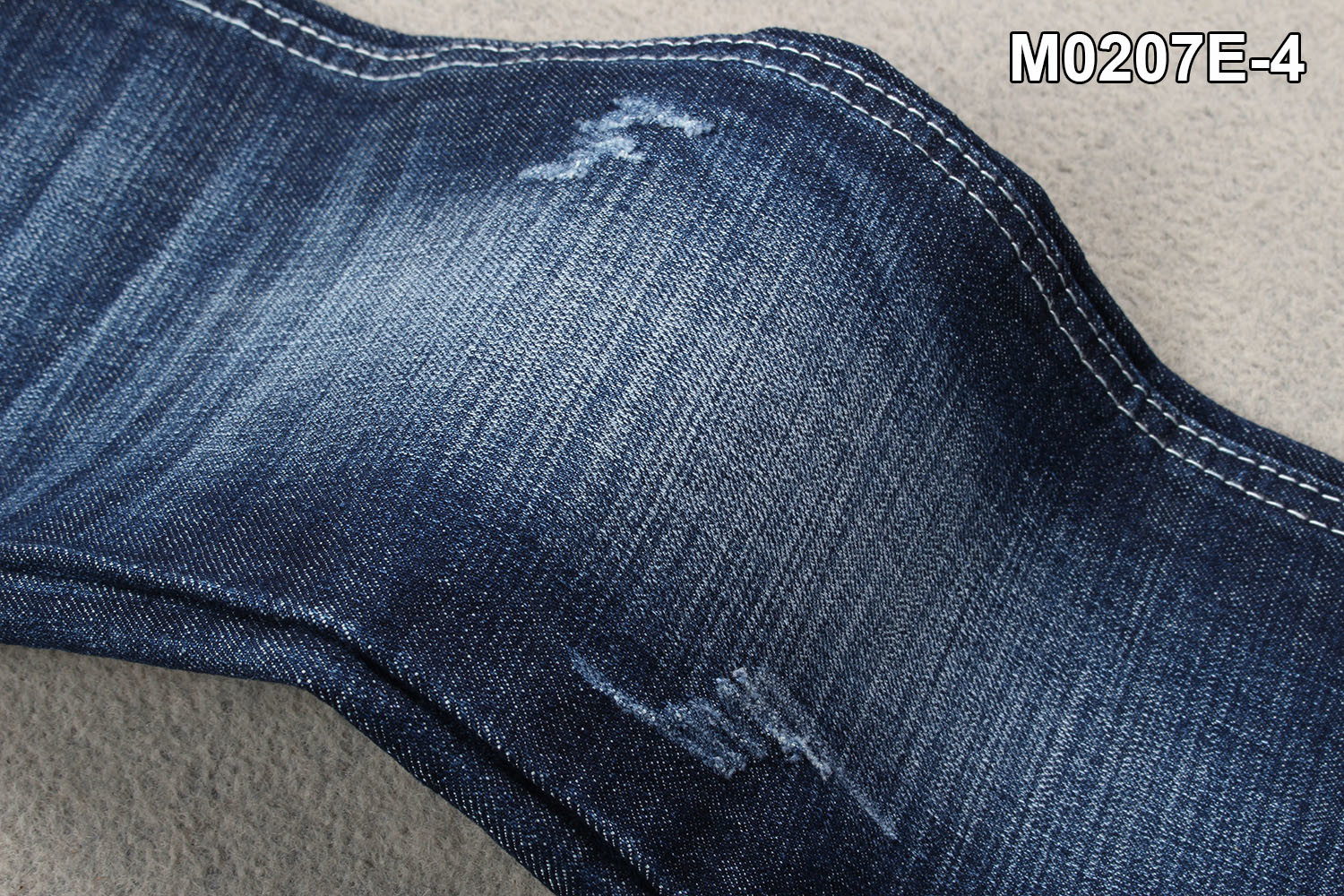 Sanforizing 12.7Oz Denim Fabric With Crosshatch Dark Blue