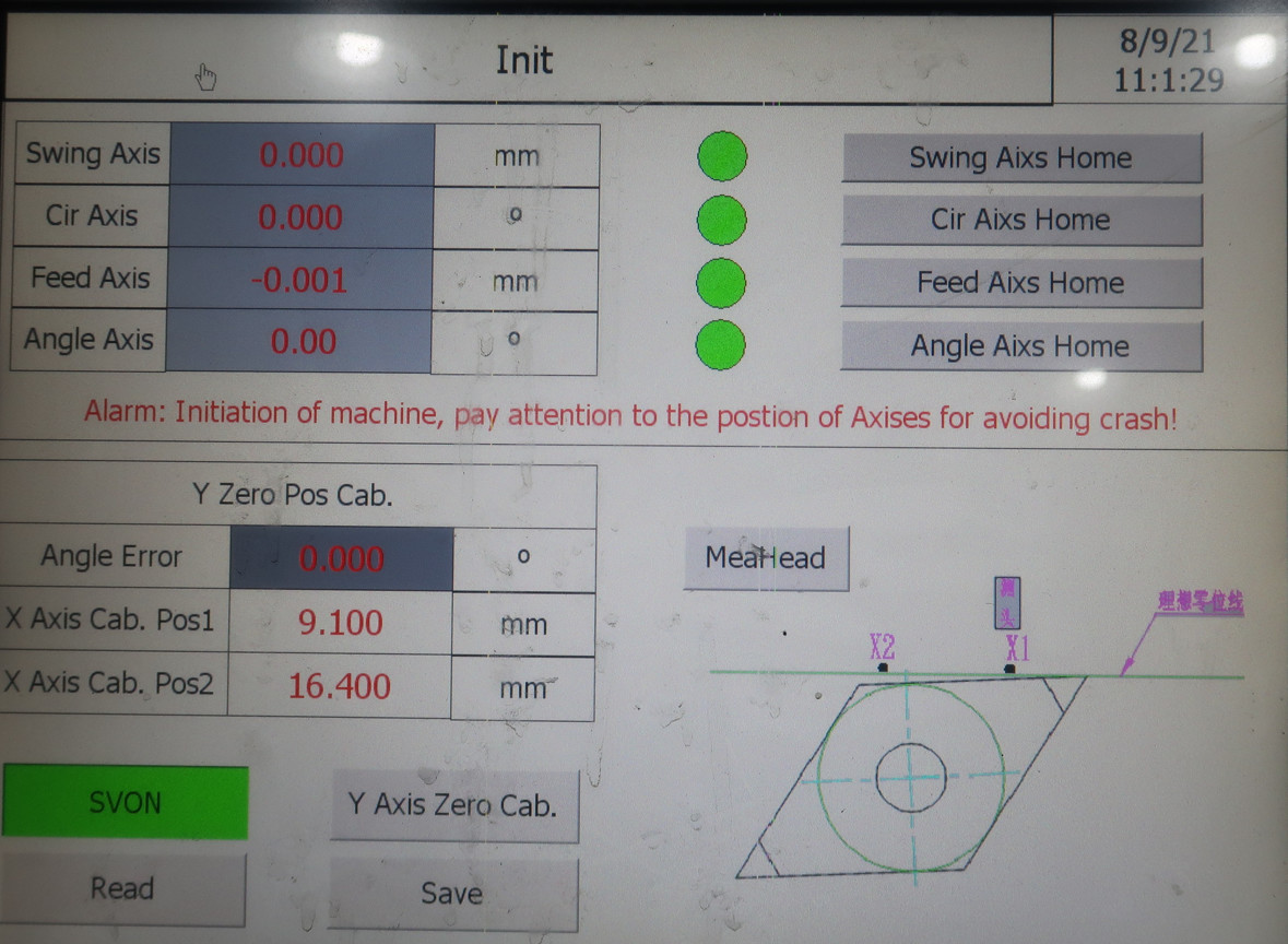 5 Axises PCD PCBN CNC Grinder For Hard Alloy Grinding