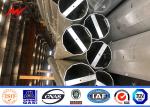 IP65 Durable Galvanization Steel Power Pole Hot Dip 20 - 90ft 1-30mm