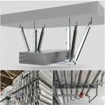 Earthquake Resilient Galv Steel Bolt On Seismic Restraints For Piping Buildings