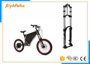 Quality Black Electric Bike Suspension Fork 210mm Maximum Rotor Size wholesale