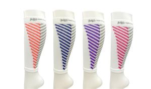 Quality Pink / Purple Odor Resistant Leg Pressure Socks Nylon Compression Stockings For Unisex Adults wholesale