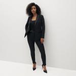 Black Formal Pantsuits For Ladies 95% Polyester 5% Spandex
