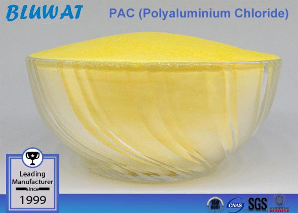 Colour Removal Yellow Powder Poly Aluminium Chloride PAC For Drilling Mud