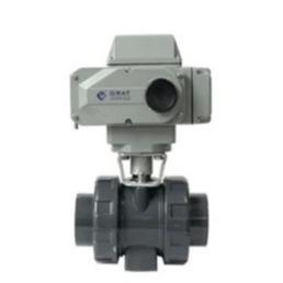 Quality Soft seat Electric Type PVC Plastic Flow Control Ball Valve wholesale