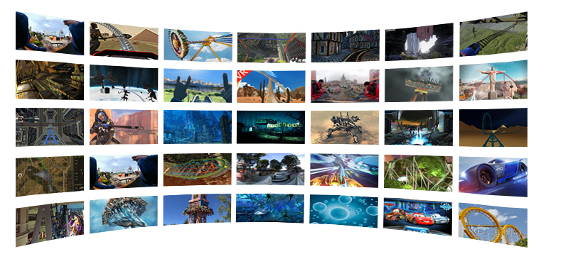 Dreamland Factory 9D VR 1080 simulator 9d cinema 360 VR rotating platform roller coaster equipment