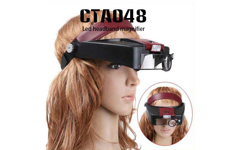 Loupe Glasses Bracket Headband Magnifier Eye Magnification Goggles Magnifying