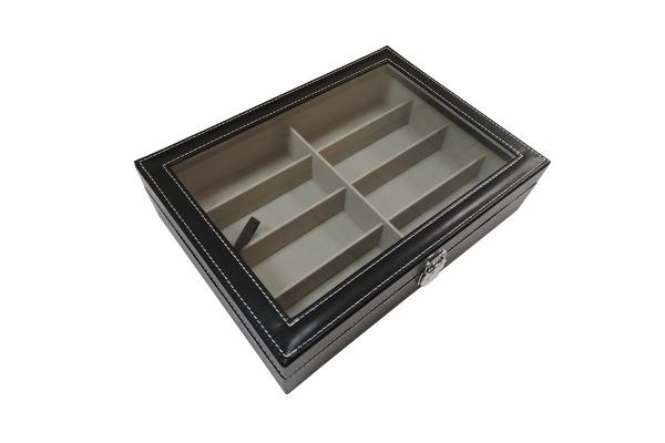 Transparent Skylight Multi Glasses Display Box Sunglasses Storage Case