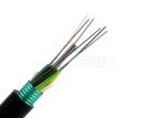 One Layer PE Jacket Armoured Outdoor Cable , GYFTS Single Mode Armored Fiber
