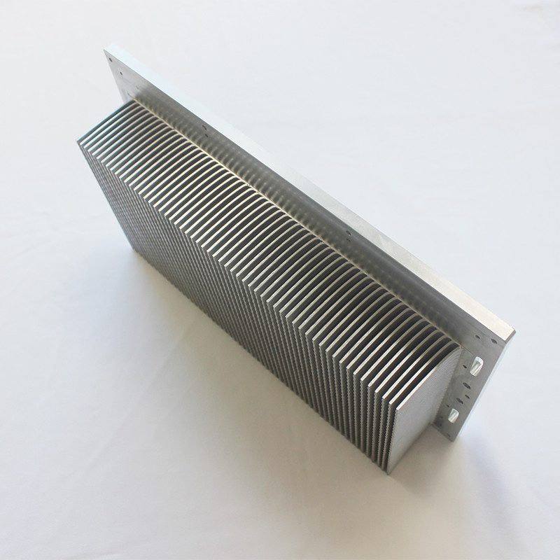 Al1050 Wave Aluminum Profile Heat Sink With Fins CNC Precision Machining