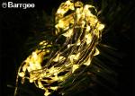 Copper Christmas Battery Operated Globe String Lights , Hanging Outdoor Patio