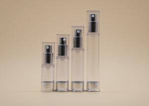 Quality Clear Airless Spray Bottle Aluminum Pump Silk Screen Printing / Hot Stamping Surface wholesale