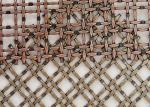 AISI 316 Bronze Stainless Steel Antique Brass Lock Crimp Wire Mesh For