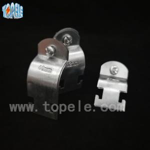Quality Galvanized Steel Conduit Fittings GI Conduit Strut Clamp / Conduit Clip wholesale