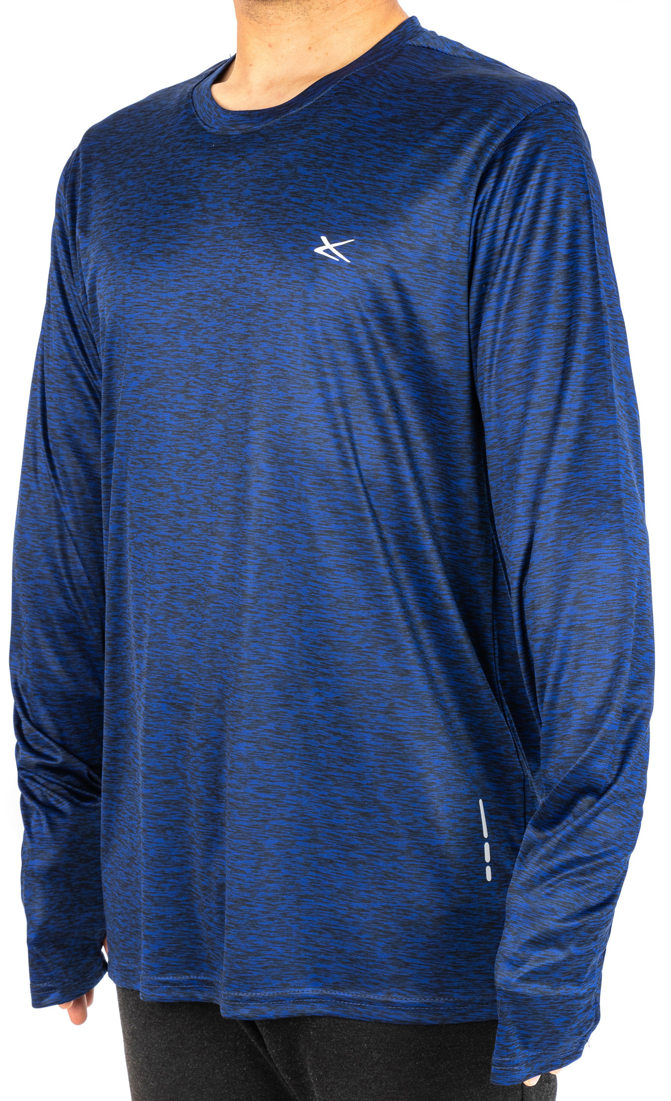 Casual Type Knitting Interlock Fabric Long Sleeve Tshirt With Finger Hole