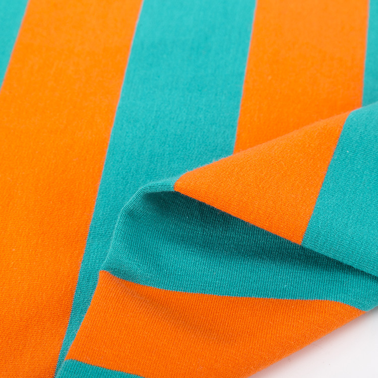 Comfortable And Fashionabl And skin-friendly Striped Knit Fabric For Polo Shirt