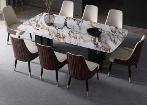 Quality Fashion Clean Easily Luxury Marble Dining Table wholesale
