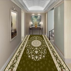 Quality Simple Polyester Fiber Custom Commercial Rugs Entrance Corridor Stairway Hotel Mat wholesale