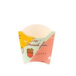 Cardboard Food French Fries Packaging Box Takeaway Disposable Container