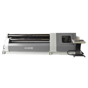 Quality W12 8x2500mm Iron Metal Sheet 4 Roller Steel Plate Rolling Machine wholesale