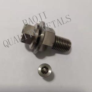 Quality ISO 14583 CNC Titanium Alloy Parts , Hex Bolts Nuts DIN933 DIN934 wholesale