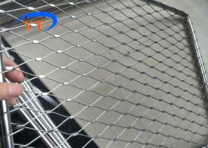 Quality 316L X Tend Balustrade Cable Mesh , Stainless Steel Cable Mesh Netting For Stairs wholesale