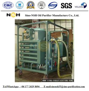 Quality 9000 L / H Transformer Oil Filtration Machine 50hz Iron Vacuum Purifier System wholesale