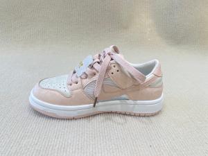 Quality Women leather platform fashion sneakers with printing flowers wholesale