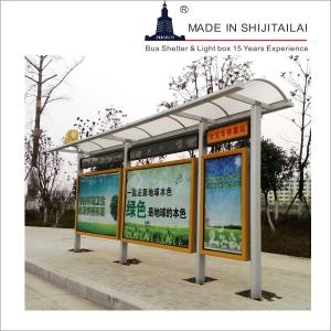 Quality Street Transit ISO9001 H280cm Aluminum Bus Shelter wholesale