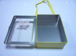 Lunch Food Metal Tin Container With Bandle / Biscuit Hinge Boxes