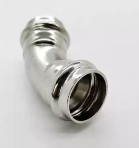 Quality 316l Stainless Steel Pipe Fittings 45 Degree Equal Elbow wholesale