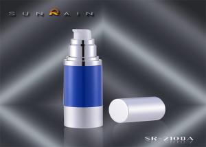 Quality Aluminum cap clear pump bottles with pump dispensers , SR - 2108A wholesale