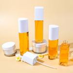 ODM Skin Care Plastic Bottle 120ml Clear Cosmetic Bottles PET Material