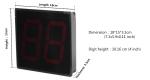 Outdoor Indoor LED Digital Tube Display 2 Digit 5 Inch LED Day Counter OEM