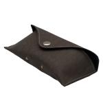 Odm Portable Durable Women Men Horizontal Slim Leather Case