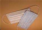 Lint Free Fluid Resistant 3 Ply Surgical Mask Nose Protect High Breathability