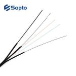 1 2 4 Core Ftth LSZH Fiber Optic Drop Cable For Outdoor Indoor