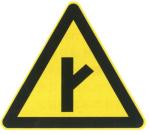 Roadway Use Board Right and Left Direction Diverted Traffic Sign Plate