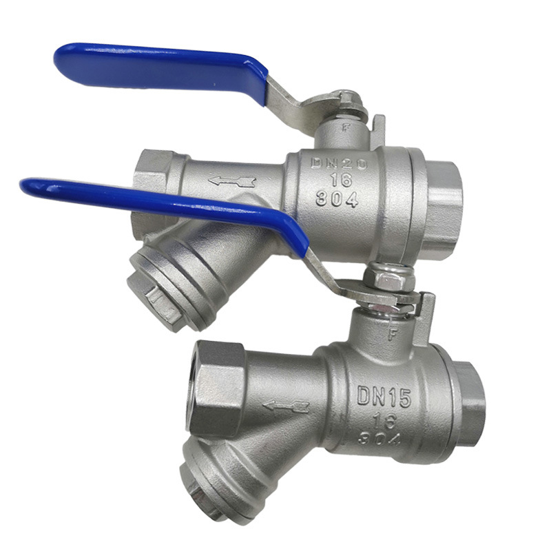 1/2&quot;-1&quot; Long Handle Filter Valve Stainless Steel Body Ball Valve