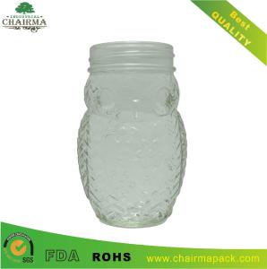 Quality 450ml Owl Shape Glass Mason Jar wholesale