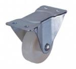 light duty 2" rigid white PP caster USA style, 3 inch rigid industry steel