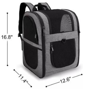 Quality Mesh Breathable Pet Dog Cat Carrier Travel Backpack wholesale